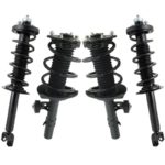Front Rear Shocks Suspension Struts & Coil Spring SET Honda Accord 2013-2017