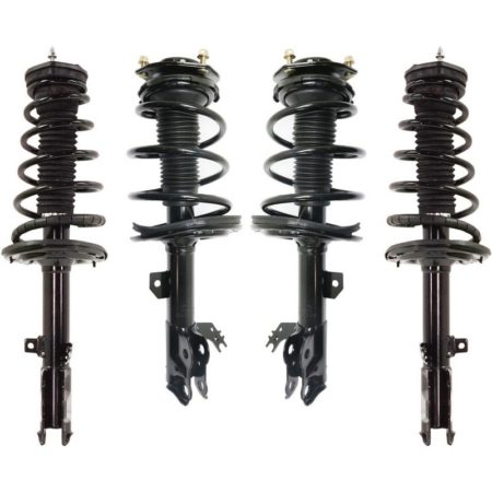 Front Rear Shocks Suspension Struts & Coil Spring SET Toyota Camry 2012-2017