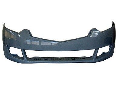 Front Bumper Cover Sedan; W/O H/Lamp Washers; W/O Park Sensors; Primed - ACURA TSX 2009-2010