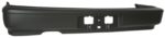 Rear bumper cover 4dr sedan; prime - ACURA INTEGRA 1990-1993