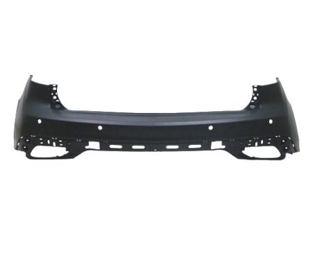Rear bumper cover w/Lane Keep Assist; prime - ACURA MDX 2014-2016