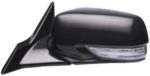 Left Mirror Outside Rear View Power; Heated; W/Memory; W/Signal; Crystal Black; Code Nh731P; Ptm - ACURA TL 2009-2014
