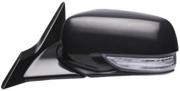 Left Mirror Outside Rear View Power; Heated; W/Memory; W/Signal; Crystal Black; Code Nh731P; Ptm - ACURA TL 2009-2014