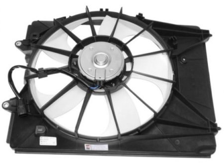 Radiator cooling fan assy LH; Motor/Blade/Shroud Assy - ACURA MDX 2014-2020