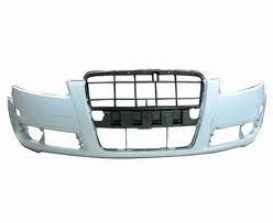 Front bumper cover w/o Headlamp Washer Assy; Type 1; prime - AUDI S6 2007-2008