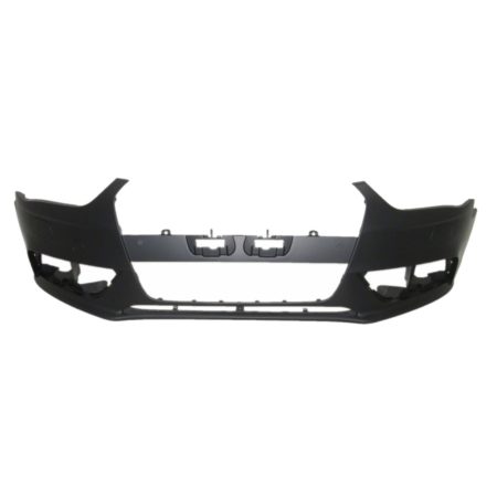 Front bumper cover w/o S-Line Pkg; w/Headlamp Washer; w/o Warning system; prime - AUDI A4 2013-2016