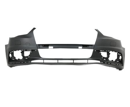 Front bumper cover w/o H/Lamp Washers; w/o Parking Aid; prime - AUDI A3 2015-2016