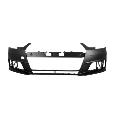Front bumper cover w/o S-Line Pkg; w/o H/L Washers; w/o Parallel Park; w/Parking Aid; prime - AUDI A4 2017-2019