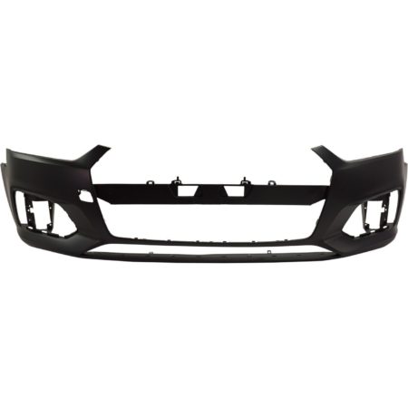 Front bumper cover CABRIO w/o S-Line Pkg; w/o H/L/W; w/o Parallel Park; w/o Parking Aid; prime - AUDI A5 QUATTRO 2018-2019