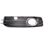 Left Front bumper insert w/Sport Pkg; Fog Lamp Bezel; Chrome Trim - AUDI A3 2009-2013