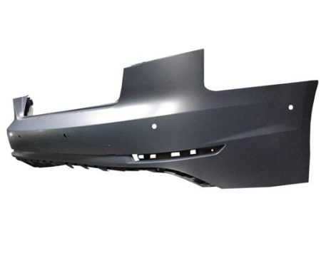 Rear bumper cover w/o S-Line Pkg; w/Parallel Park Assist; w/Parking Aid; prime - AUDI A4 2017-2019