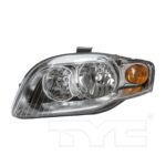 Left Headlamp assy composite w/halogen - AUDI A4 2005-2008