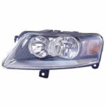 Left Headlamp assy composite 4dr sedan/wagon; w/halogen - AUDI A6 2005-2010