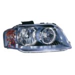 Left Headlamp assy composite w/halogen - AUDI A3 2006-2008