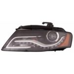 Left Headlamp assy composite Sedan/Wagon; Xenon; w/o Curve Lighting; From 6-21-10 - AUDI A4 2010-2012