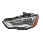 Left Headlamp assy composite Xenon; w/o Curve Lighting - AUDI S3 2015-2016