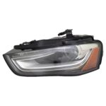 Left Headlamp Lens/Housing Xenon; W/O Curve Lighting; From 5-9-12 - AUDI ALLROAD 2013-2016