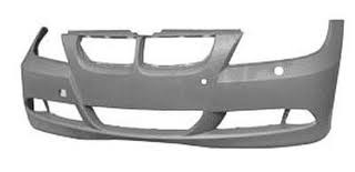 Front bumper cover E90|E91; Sedan/Wagon; w/pk distance control; w/headlamp washer; prime - BMW 328i 2007-2008