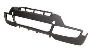 Front bumper cover E70; w/o M Pkg; w/o Park Distance Control; Matte Black; PTM - BMW X5 2007-2010