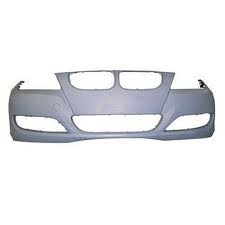 Front bumper cover E90/E91; Sedan/Wagon; w/o Park Distance Control; w/o Headlamp Washer; prime - BMW 328i 2009-2011