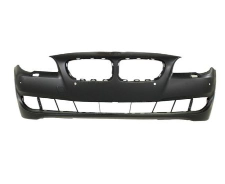 Front bumper cover F10; Sedan; w/o M Pkg; w/Park Distance Control; w/Side View Camera; prime - BMW 535i 2011-2013