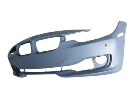 Front bumper cover F30; w/o H/Lamp Washer; w/PDC; w/o Park Assist; w/Camera; prime - BMW 328i 2012-2015