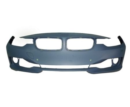 Front bumper cover F30; w/o H/Lamp Washer; w/PDC; w/o Park Assist; w/o Camera; prime - BMW 328i 2012-2015