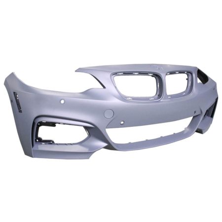 Front bumper cover F22; Coupe; w/o H/L Washer; w/PDC; w/Park Assist; prime - BMW M235i xDrive 2015-2016