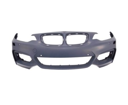 Front bumper cover F22; Coupe; w/H/L Washer; w/PDC; w/o Park Assist; prime - BMW M235i xDrive 2015-2016