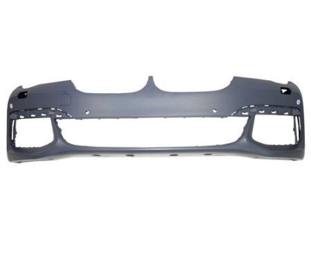 Front bumper cover G12; w/M Pkg; w/H/Lamp Washers; w/PDC; w/Park Assist; prime - BMW 740i 2016-2019