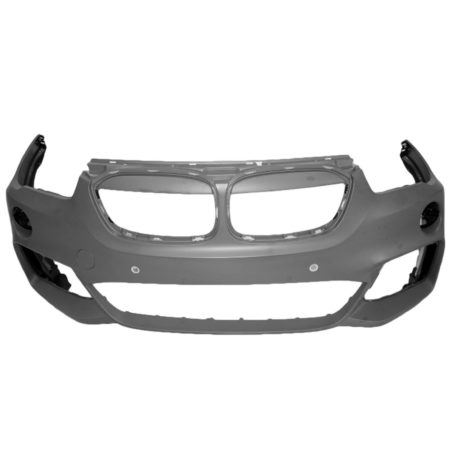 Front bumper cover F48; w/M Pkg; w/o H/L Washers; w/PDC; w/Park Assist; prime - BMW X1 2016-2018