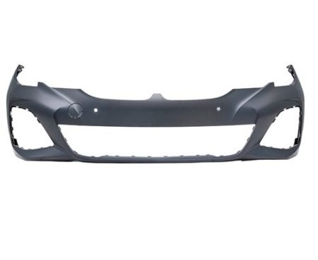 Front bumper cover G20; Sedan; w/M Sport Pkg; w/Park Distance Ctrl; w/o Parking Assist; prime - BMW 330i xDrive 2019-2022