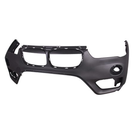 Front bumper cover upper F48; w/o M Pkg; w/o Headlamp Washer; w/Park Distance Control; prime - BMW X1 2016-2018