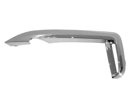 Left Front bumper molding G12; Sedan; w/M Pkg; w/o Shadow Line; Outer Grille Upper Mldg - BMW 740i 2016-2019