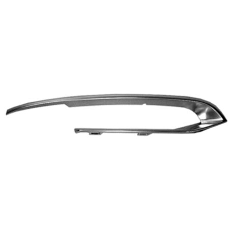 Right Front bumper molding F10; Sedan; MODERN; w/o M Pkg; Outer Grille Molding - BMW 535d 2014-2016