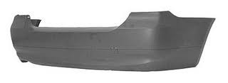 Rear bumper cover E90; 2.5L; Sedan; w/o M Pkg; w/o Turbo; w/o Park Distance Control; prime - BMW 325i 2006-2006