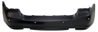 Rear bumper cover E90; 3.0L; Sedan; w/Turbo; w/Park Distance Control; prime - BMW 328i 2009-2011