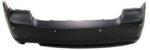 Rear Bumper Cover E90; 3.0L; Sedan; W/O Turbo; W/Park Distance Control; Primed CAPA