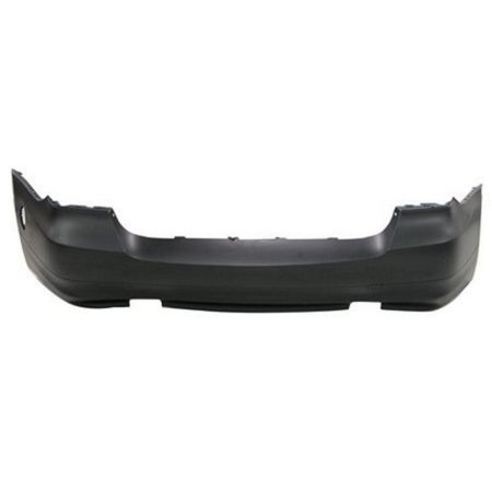Rear bumper cover E90; Sedan; w/o M Pkg; w/o Park Distance Control; prime - BMW 335d 2009-2011