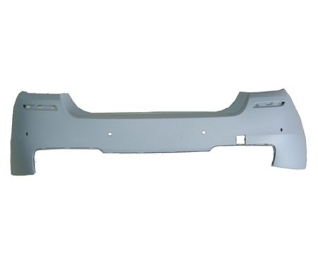 Rear bumper cover F10; Sedan; w/M Pkg; w/Park Distance Control; prime - BMW 535i 2011-2016