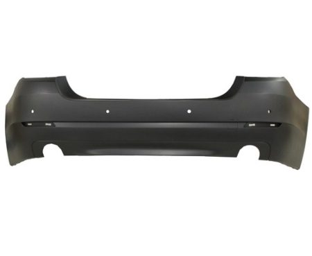 Rear bumper cover F10; Sedan; w/o M Pkg; w/Park Distance Control; prime - BMW 535i 2011-2013
