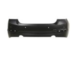 Rear Bumper Cover F30; Sedan; Standard; W/O M Sport Line; W/Park Distance Control; Primed - BMW 335i 2012-2015