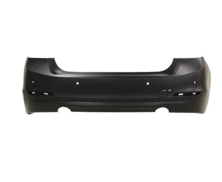 Rear Bumper Cover F30; Sedan; Standard; W/O M Sport Line; W/Park Distance Control; Primed - BMW 335i 2012-2015