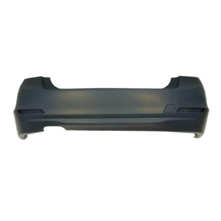 Rear Bumper Cover F30; Sedan; Standard; W/O M Sport Line; W/O Park Distance Control; Primed - BMW 328i 2012-2015