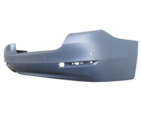 Rear bumper cover F10; STANDARD; w/o M Pkg; w/Park Distance Control; w/o Chrome Trim; prime - BMW 528i 2014-2016