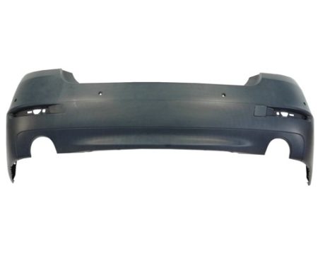 Rear bumper cover F10; Sedan; STANDARD; w/o M Pkg; w/Park Distance Control; prime - BMW 535d 2014-2016