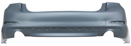 Rear bumper cover G30; Sedan; w/o M Pkg; w/Luxury Pkg; w/o PDC; prime - BMW 530i 2017-2020