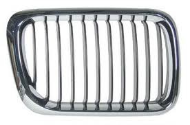 Grille assy bright & black; right - BMW 323i 1998-1999