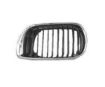 Grille assy 4dr sedan/4dr wagon; hood mounted; left side; black - BMW 325i 2002-2005