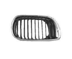 Grille assy 4dr sedan/4dr wagon; hood mounted; right side; black - BMW 325i 2002-2005